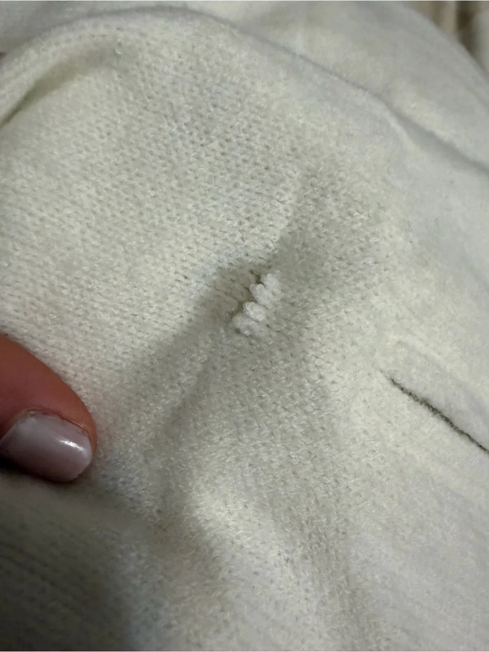 J crew ivory Heart quarter-zip poncho